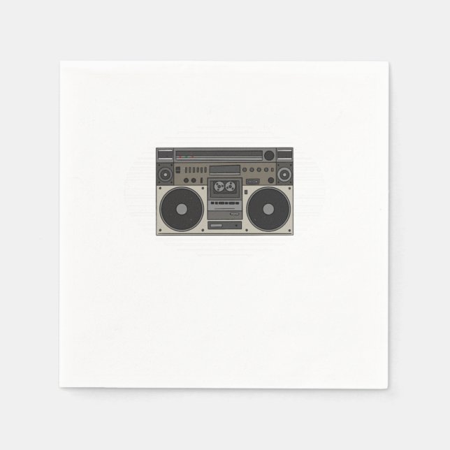 Beatbox Music Sound DJ Beatboxing Rap Hiphop-Gesch Serviette (Vorderseite)