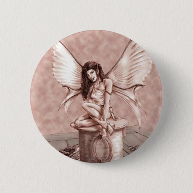 beatDayPinkFairy Button (Vorderseite)