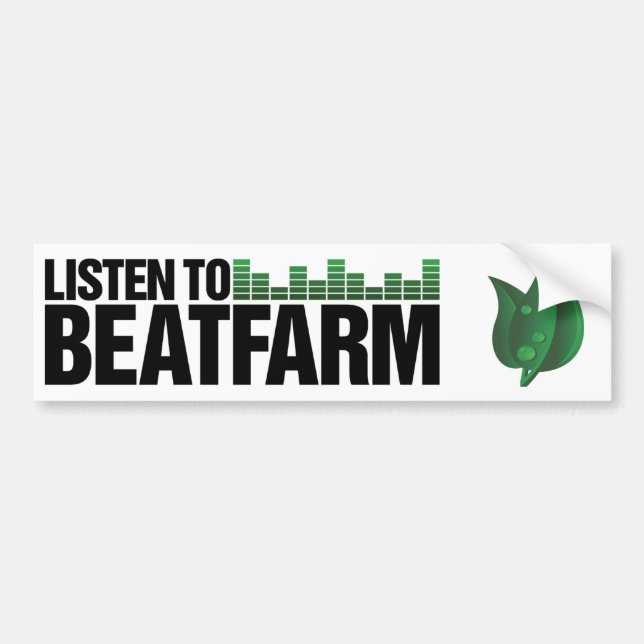 Beatfarm Aufkleber Autoaufkleber (Vorne)