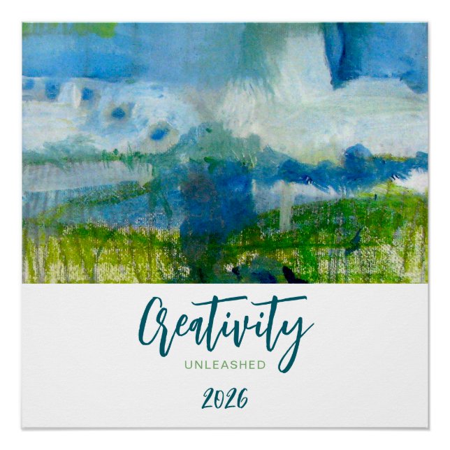 Beatiful poster to awaken your creativity  (Vorderseite)