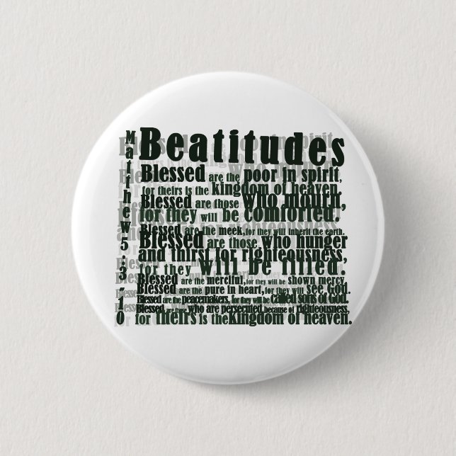 BEATITUDES BUTTON (Vorderseite)