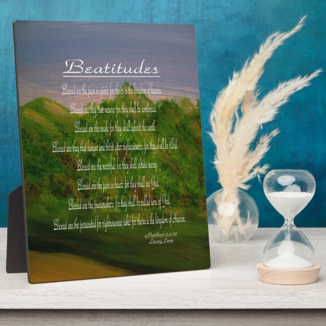 Beatitudes Fotoplatte (Seite)