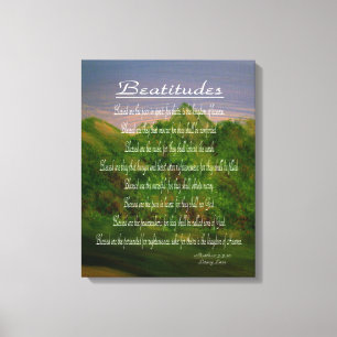 Beatitudes Leinwanddruck