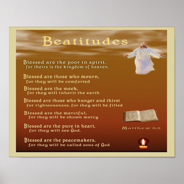 Beatitudes-Plakat Poster (Vorne)