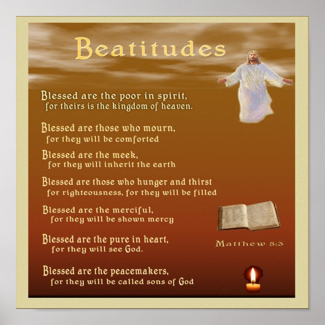 Beatitudes Poster (Vorne)