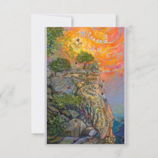 Beatitudes Prayer Card, Sermon auf dem Berg
