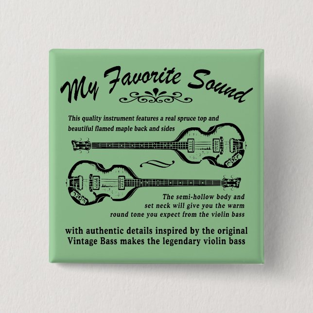 BEATLEBASS Knopf Button (Vorderseite)