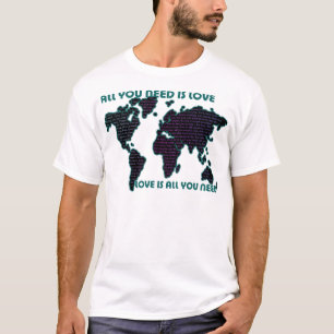 Beatles-alle Welt, die Sie benötigen, ist Liebe T-Shirt