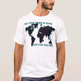 Beatles-alle Welt, die Sie benötigen, ist Liebe T-Shirt
