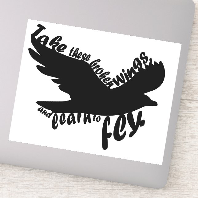 Beatles: Blackbird Aufkleber (Detail)