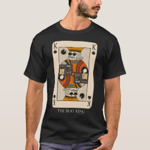 Beatmaker King Karte Für Musikproduzenten Und DJ T-Shirt