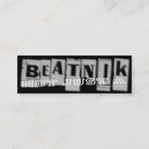 Beatnik - Social Media Personal Card Mini Visitenkarte