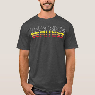 Beatrice Vorname Lustig Vintage Sonnenuntergang Be T-Shirt
