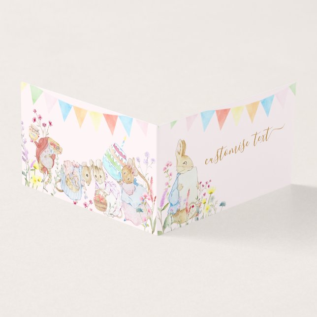 Beatrix Peter die Rabbit Woodland Baby Dusche (Vorderseite)