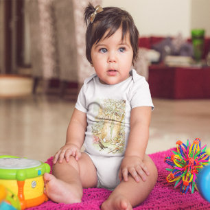 Beatrix Potter Bunnies Picking Berries Baby Strampler