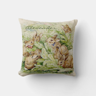 Beatrix Potter Bunny Throw Kissen