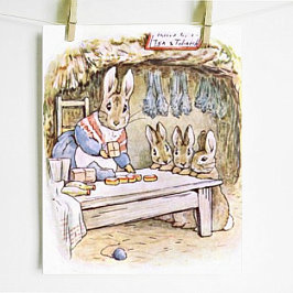 Beatrix Potter Die Geschichte von Benjamin Bunny P Poster