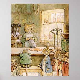 Beatrix Potter Die Geschichte von Ginger und Pickl Poster