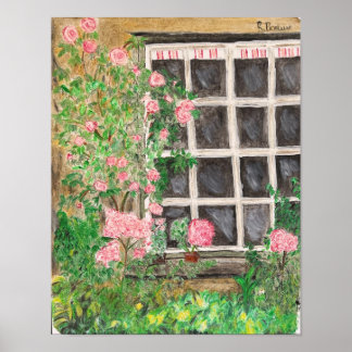 Beatrix Potter Hütte Gartenposter Poster