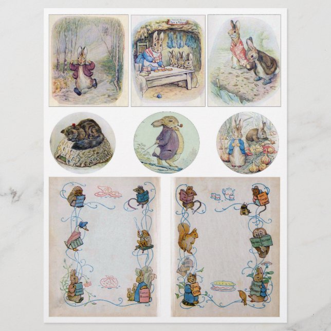 Beatrix Potter Illustrationen Teil 1 (Vorderseite)
