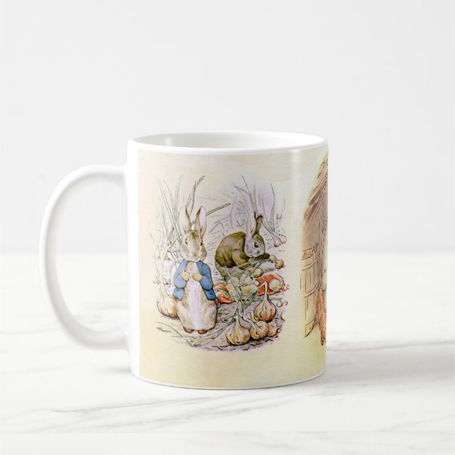 Beatrix Potter, Jemima Puddle Duck Kaffeetasse (Links)