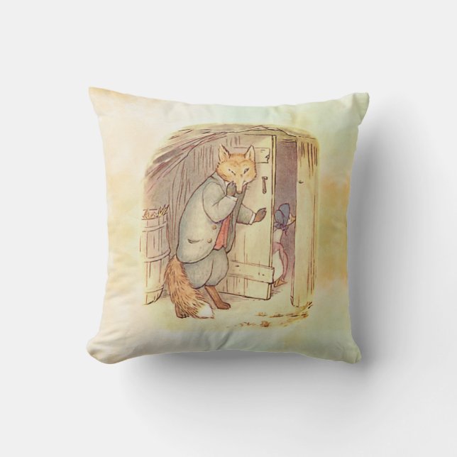 Beatrix Potter, Jemima Puddle Duck Kissen (Vorderseite)