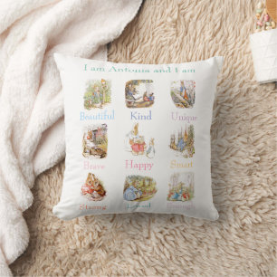 Beatrix Potter Kinder Affirmation Individuelle Nam Kissen