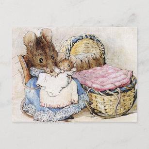 Beatrix Potter, Kinderbücher, maßgeschneidert Postkarte