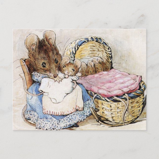 Beatrix Potter, Kinderbücher, maßgeschneidert Postkarte (Vorderseite)