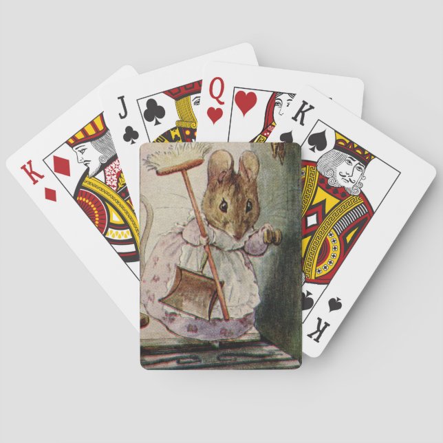 Beatrix Potter Maus Spielkarten (Rückseite)