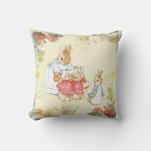 Beatrix Potter, Mutter Bunny, Babydusche. Kissen
