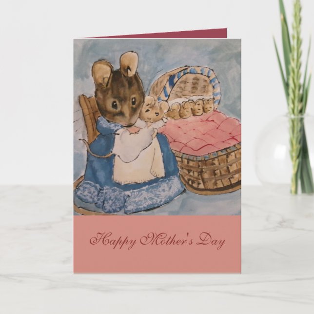 Beatrix Potter Muttertagskarte Karte (Vorderseite)