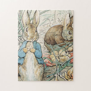 Beatrix Potter Peter Rabbit und Benjamin Bunny Puzzle