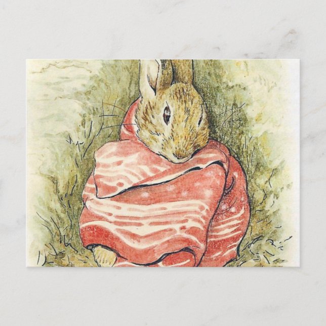 Beatrix Potter Rabbit Postkarte (Vorderseite)