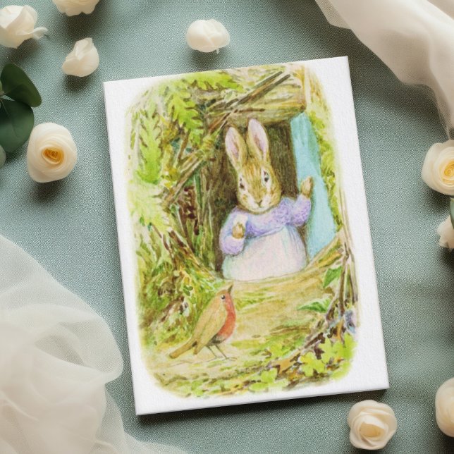Beatrix Potter Robin Heralds der Frühling Postkarte (Von Creator hochgeladen)