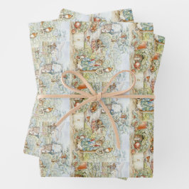 Beatrix Potter Storybook Characters Garden Geschenkpapier Set