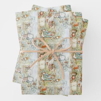 Beatrix Potter Storybook Characters Garden Geschenkpapier Set