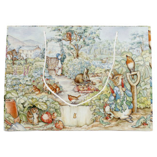 Beatrix Potter Storybook Characters Garden Große Geschenktüte