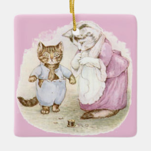 Beatrix Potter Tom Kitten Jemima Puddle Duck Keramikornament
