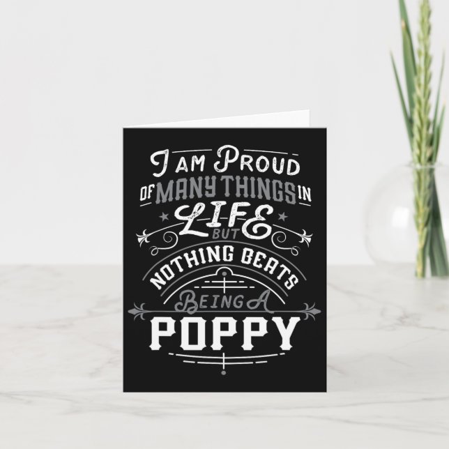 Beats als Mohnopfvater Karte (Vorderseite)