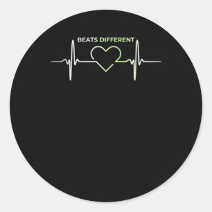 Beats Different Runder Aufkleber