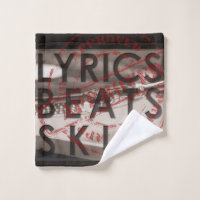 BEATS SKILL TEXTE AUF TURNTABLE HIP HOP