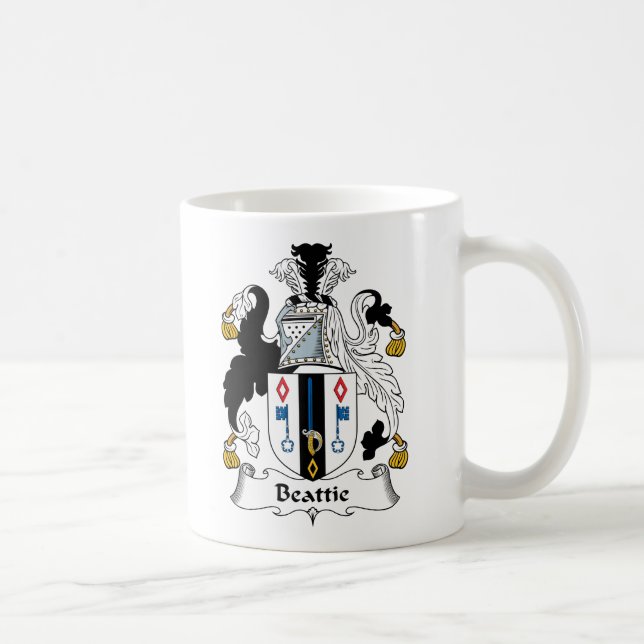 Beattie Familienwappen Kaffeetasse (Rechts)