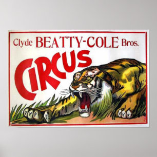 Beatty Cole-Zirkus Poster