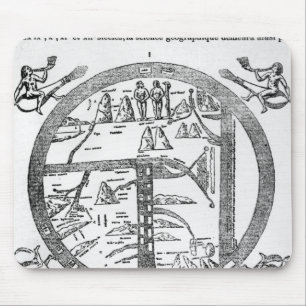 Beatus von Turin mappamundi Mousepad