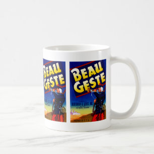 Beau Geste Etikett Tasse