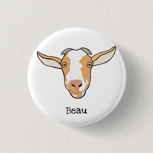 Beau the Goat Abzeichen Button