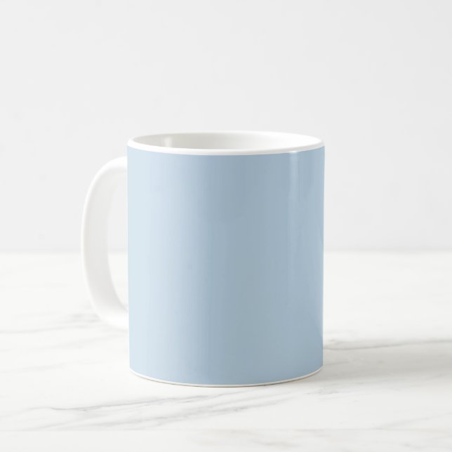 Beaublau (Vollfarbe) Kaffeetasse (Vorderseite Links)