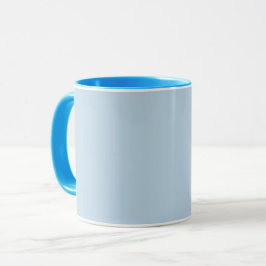 Beaublau (Vollfarbe) Tasse