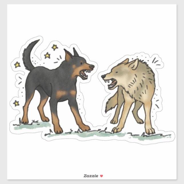 Beauceron - Arbeitshund Aufkleber (Blatt)